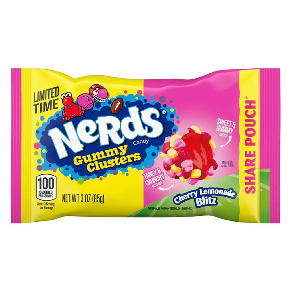 NERDS gummy clusters cherry lemonade bomboni 85g