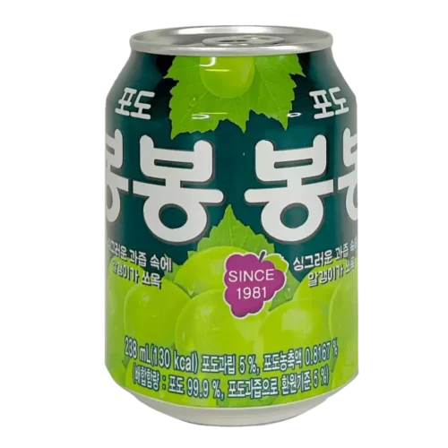 Korea canned grape nectar 238ml
