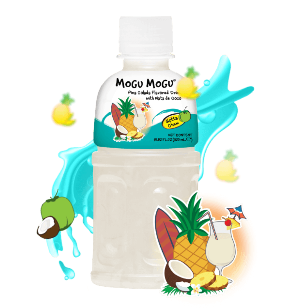 Mogu Mogu piće s komadićima želea, okus pina colada 320ml