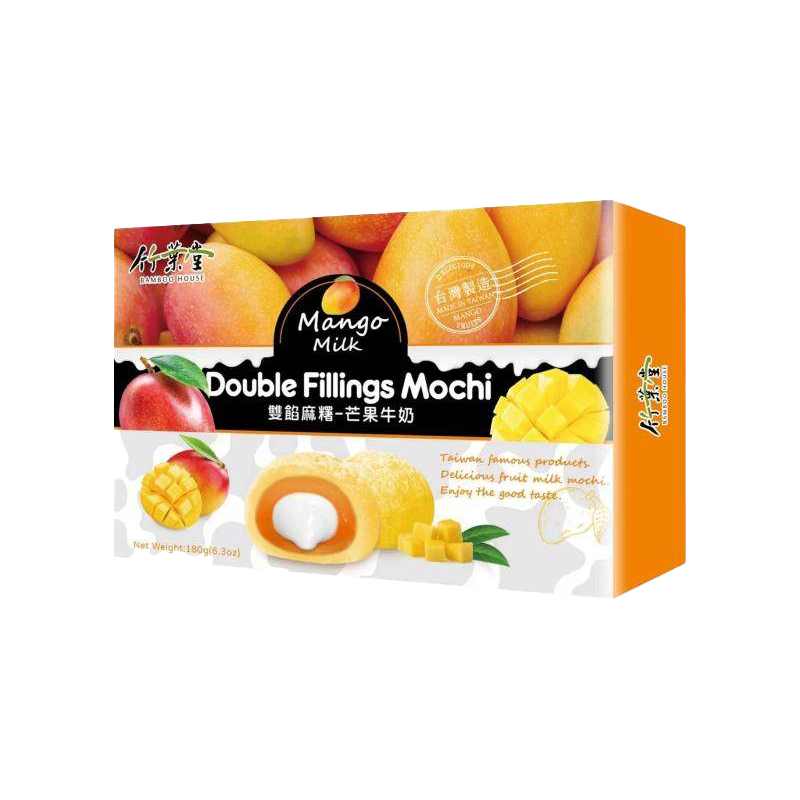 Bamboo House Mochi double filling okus manga 180g