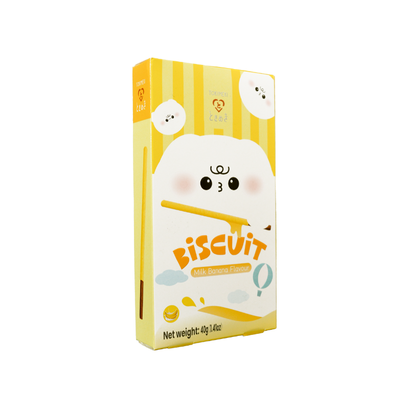Tokimeki štapići s prelijevom, okus banane 40g