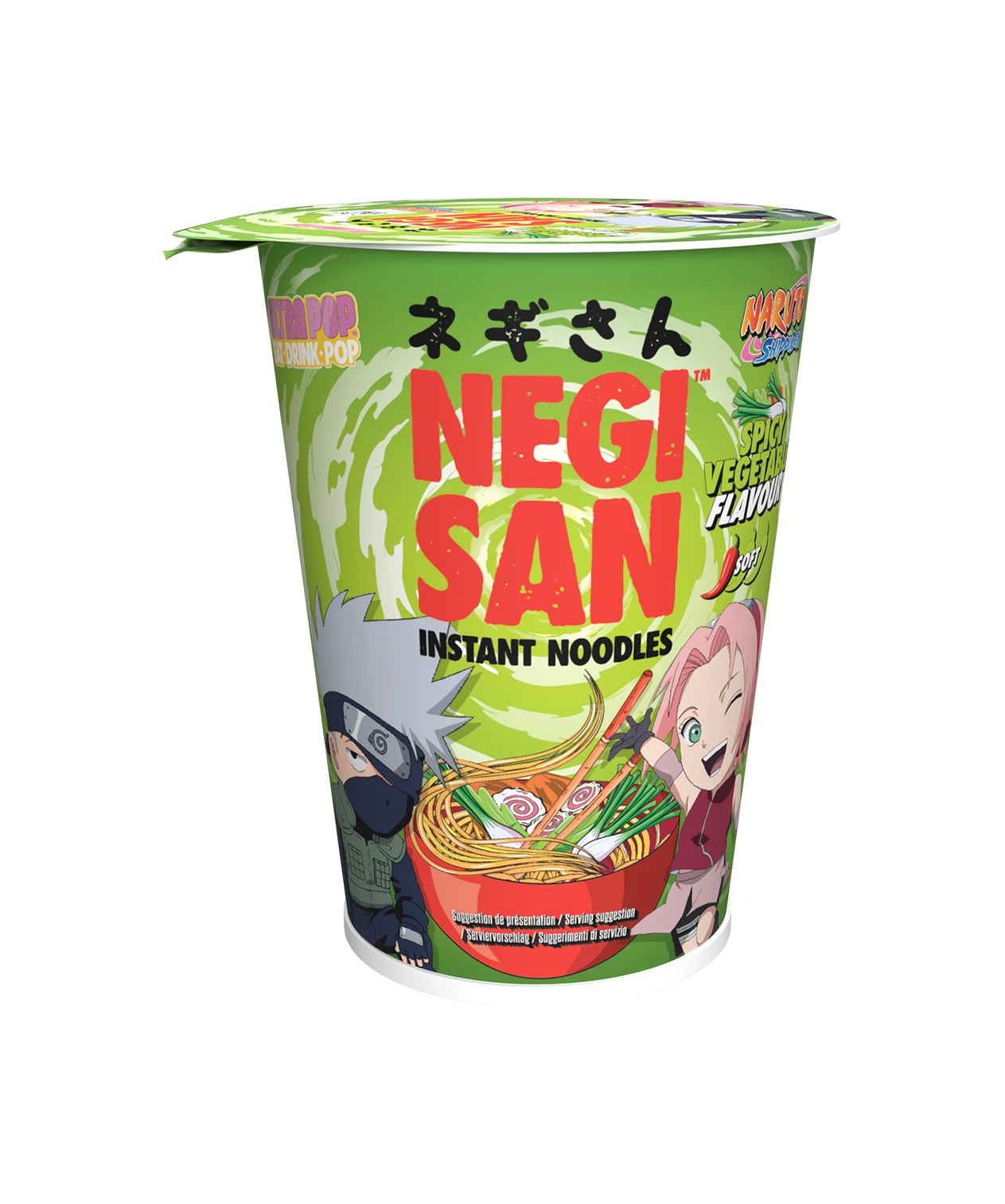 NEGISAN Cup noodles Spicy vegetable Sakura/Kakashi 65g