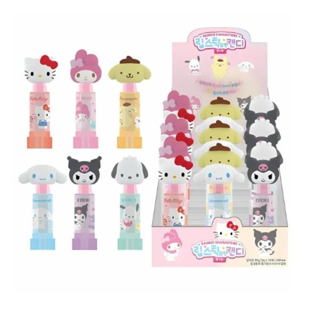 Sanrio lipstick shaped candy 5g