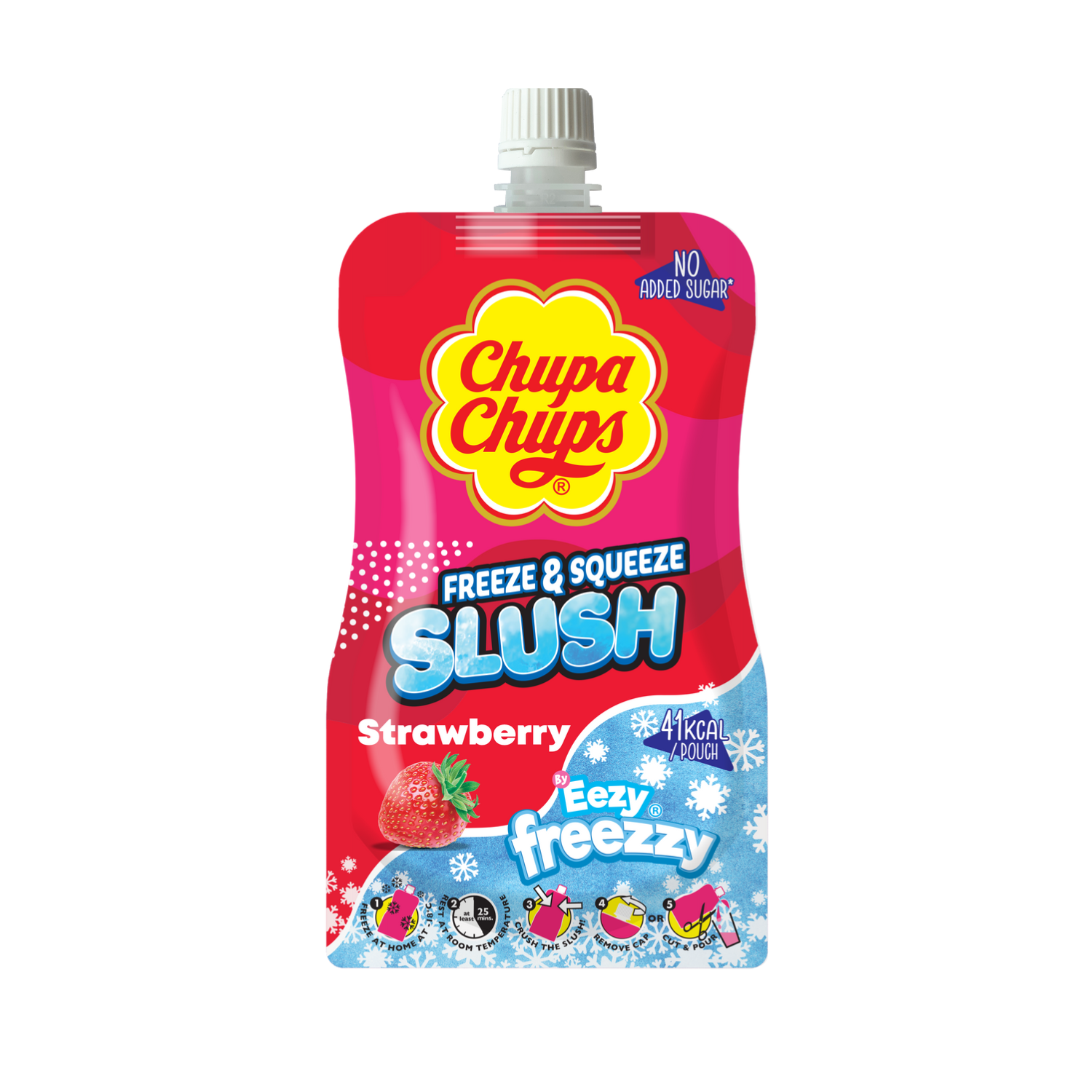 Chupa Chups Slush okus Jagode 250ml - Slika 2