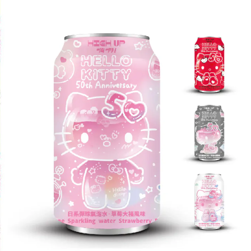 Hello Kitty Ramune Soda okus jagode daifuku 330ml