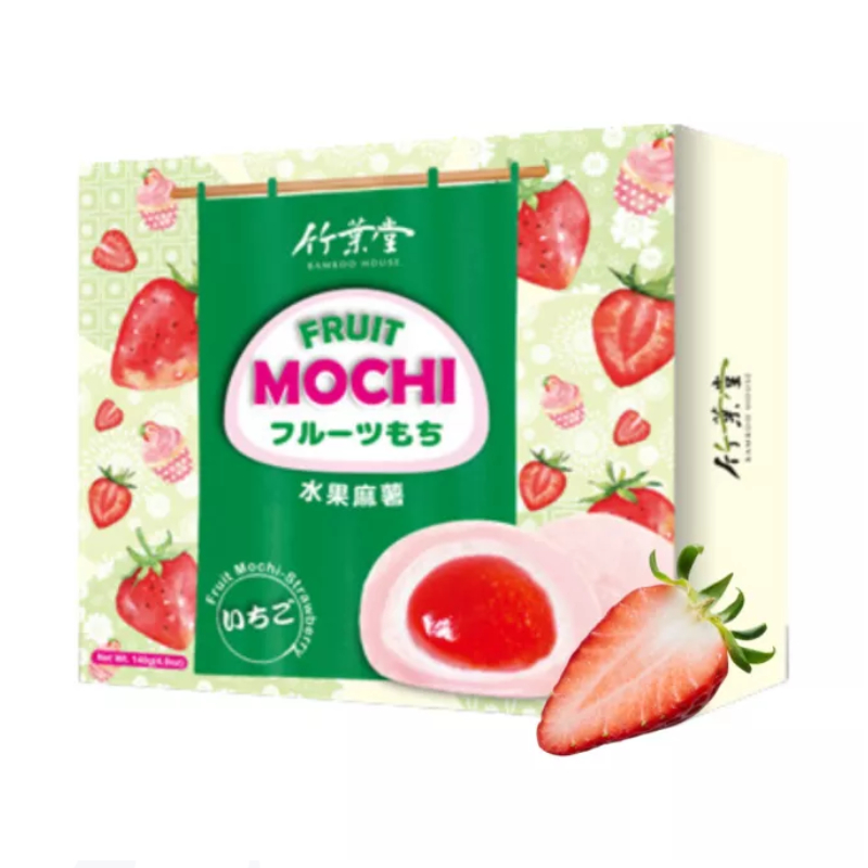 Bamboo house Voćni Mochi okus Jagode 120g