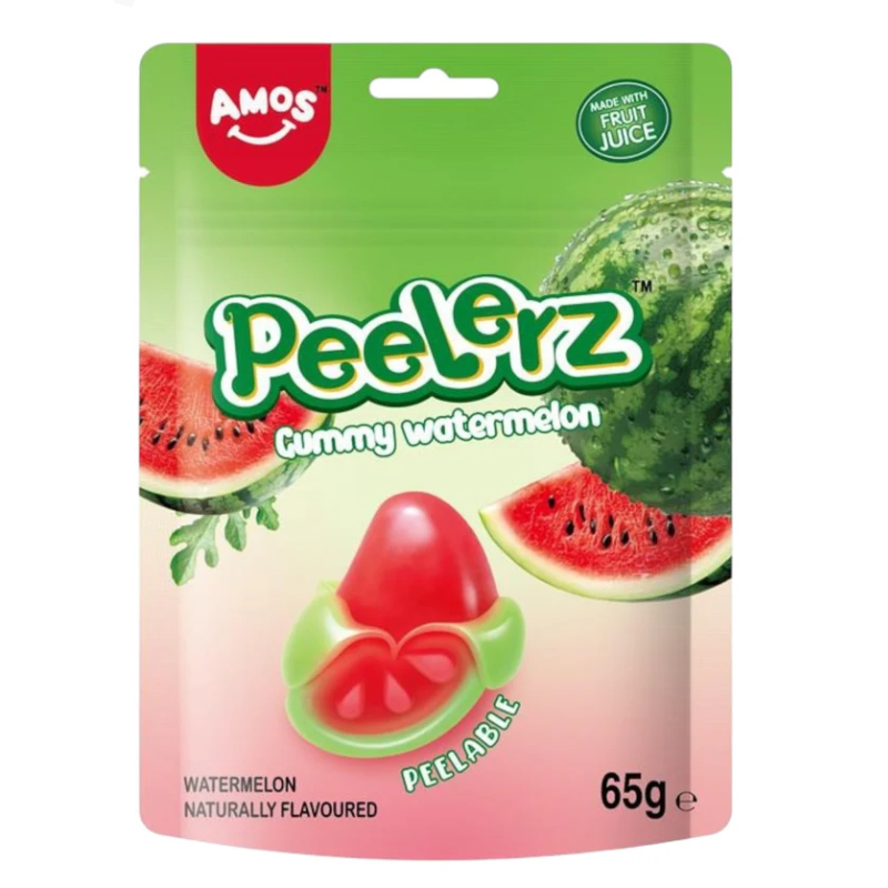 PEELERZ peelable gumeni bomboni okus lubenice 65g
