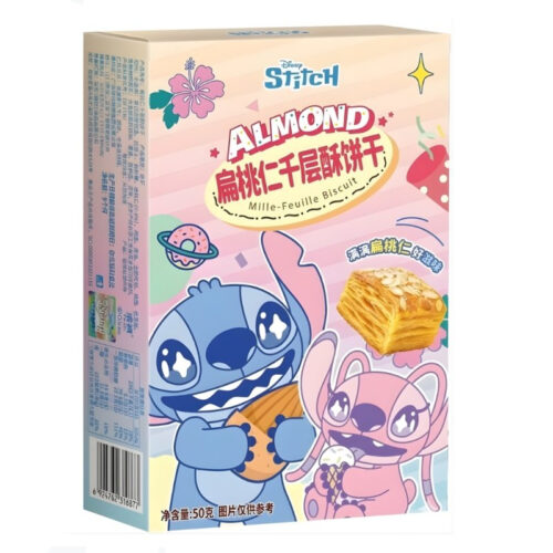 BINQI Stitch keksi Badem Mille-Feuille 50g
