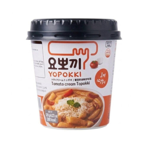 Tteokbokki tjestenina od riže okus (Rose) Tomato cream 120g YOPOKKI