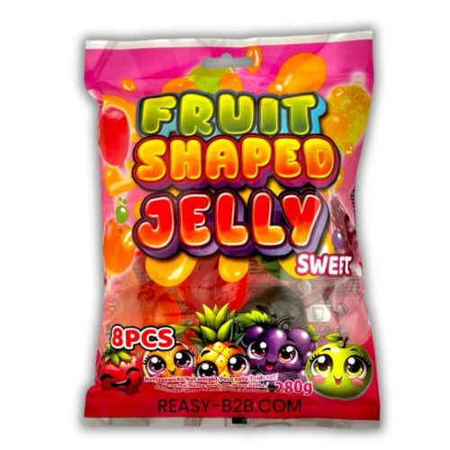 Pop candy fruit shaped jelly 280g (8 kom)