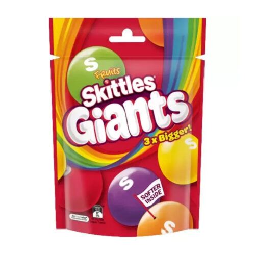 Skittles bomboni Giants fruits 132g (3x veći)