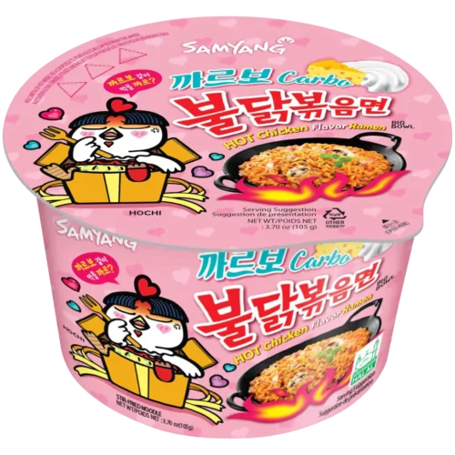 BULDAK INSTANT ŠPAGETI Carbonara ramen bowl 105g