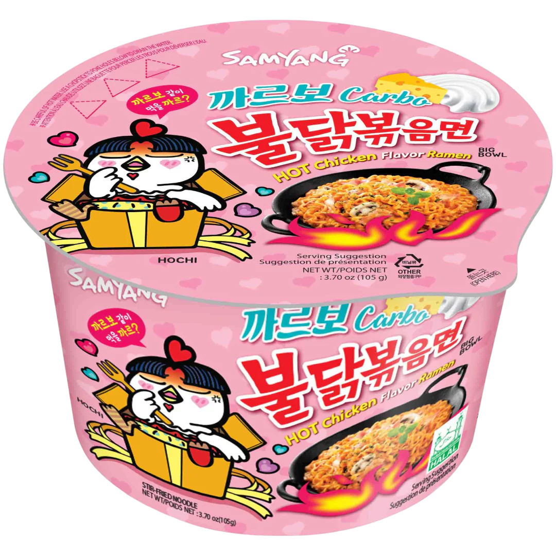 BULDAK INSTANT ŠPAGETI Carbonara ramen bowl 105g