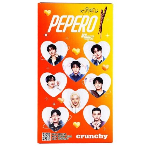Pepero štapići s prelijevom, okus Crunchy čokolada LIMITED EDITION Stray kids 8x39g (312g)