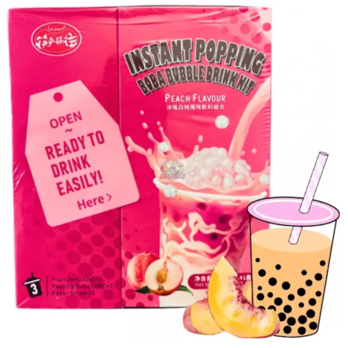KLKW Bubble Tea kit okus Breskve 210g za izradu kod kuće