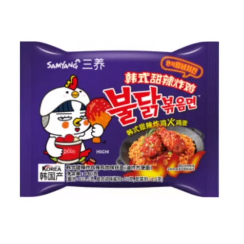 BULDAK INSTANT ŠPAGETI Sweet & Spicy Chicken ramen 140g