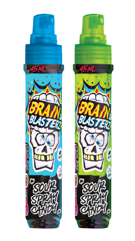 Brain Blasterz kiseli bomboni Sprej level 3 okus jabuke/borovnice 45ml