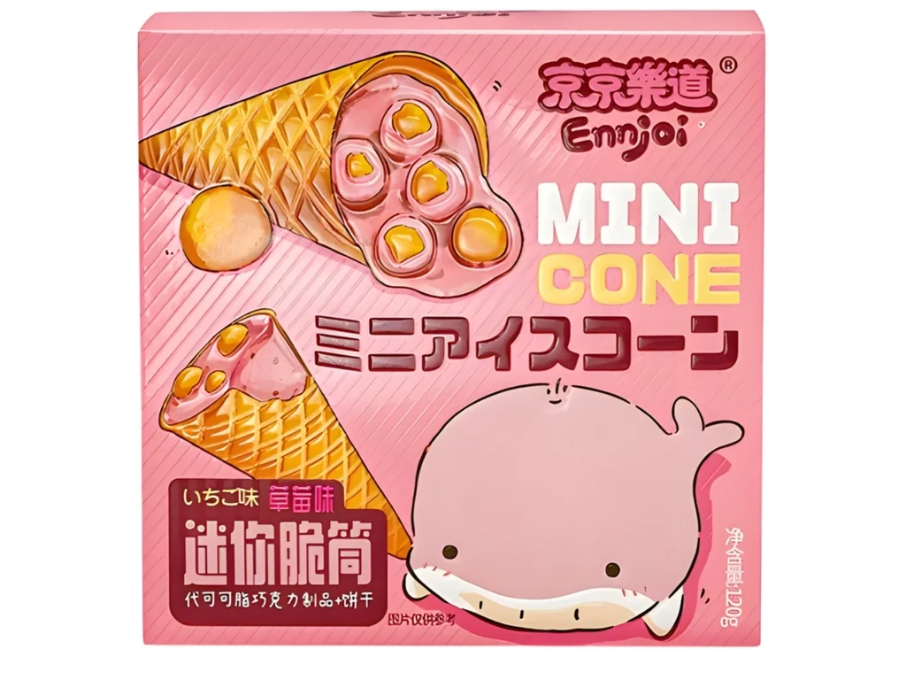 Ennjoi Strawberry mini cone 120g