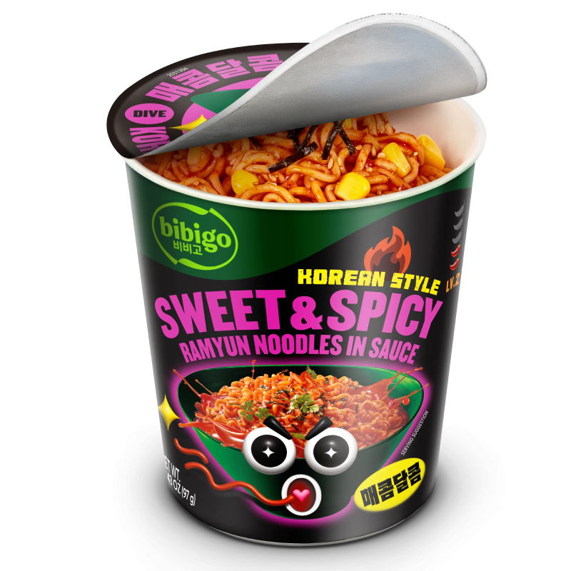 BIBIGO K-Chicken sweet & Spicy ramen cup 97,5g