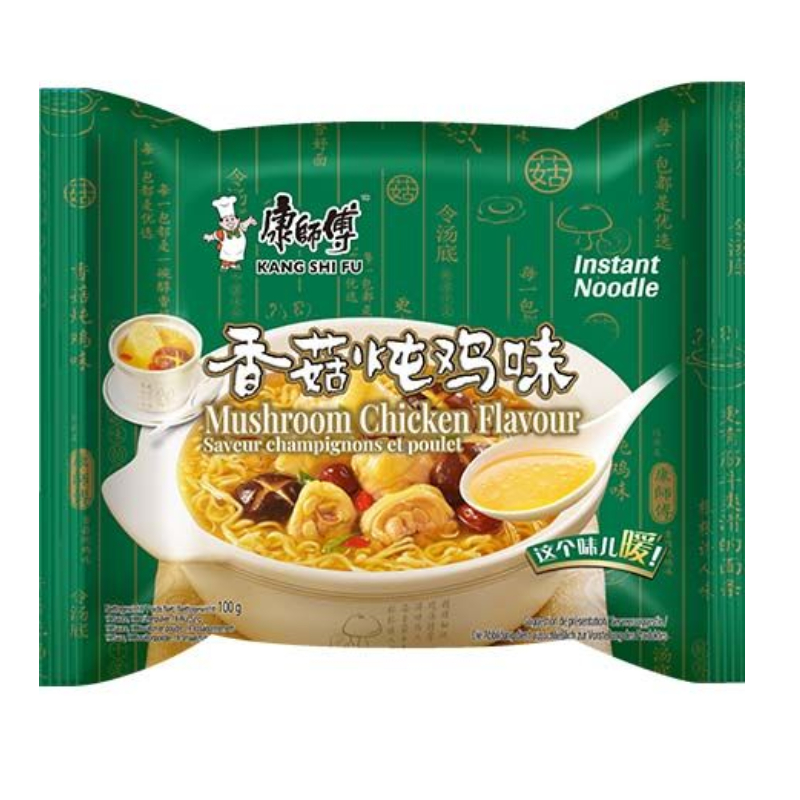 KANG SHI FU Instant Noodles Mushroon & Chicken 100g