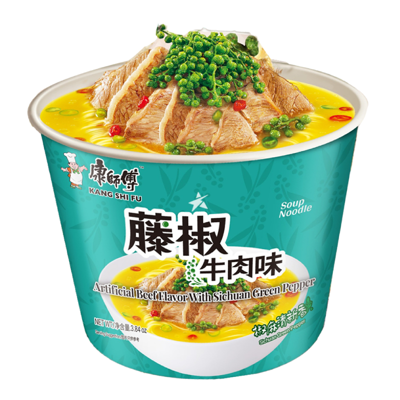 KANG SHI FU Instant Noodles Beef & Sichuan pepper bowl 108g